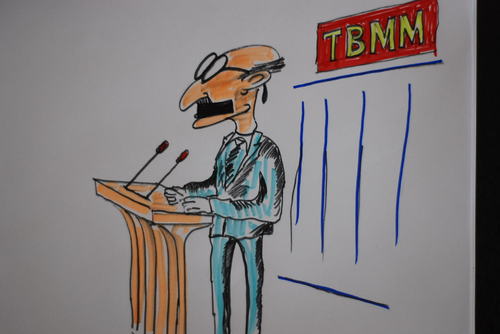 Cartoon: TBMM (medium) by MSB tagged secim