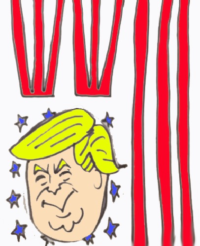 Cartoon: TRUMP (medium) by MSB tagged trump