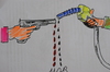 Cartoon: kan ve petrol (small) by MSB tagged kan,ve,petrol