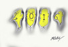 Cartoon: newyear (small) by MSB tagged newyear