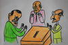 Cartoon: SECIM-2011 (small) by MSB tagged secim