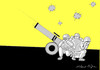 Cartoon: topcu (small) by MSB tagged topcu