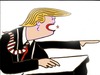 Cartoon: trump (small) by MSB tagged trump