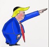 Cartoon: trump (small) by MSB tagged trump