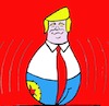 Cartoon: trump (small) by MSB tagged trump