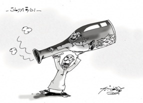 Cartoon: problem solutions (medium) by hamad al gayeb tagged problem,solutions