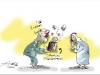 Cartoon: PR ready made answer (small) by hamad al gayeb tagged pr,ready,made,answer