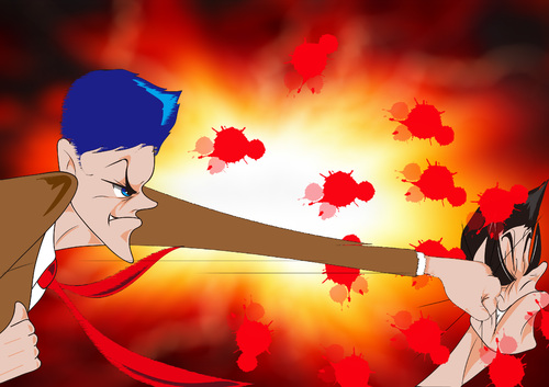 Cartoon: SAMURAI-YOSHIMUNE (medium) by Akiyuki Kaneto tagged sf,fantasy,comic,manga,anime,japanese