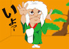 Cartoon: KABUKI BOY (small) by Akiyuki Kaneto tagged kabuki,japanese,anime,manga,samurai,ninja