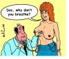 Cartoon: Breathless (small) by Aleksandr Salamatin tagged doc,doctor,breathless