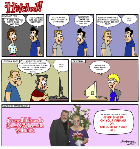 Cartoon: Destiny (medium) by Gopher-It Comics tagged gopherit,ambrose,hitched,married,couples