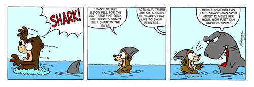 Cartoon: Jerry the Shark (medium) by Gopher-It Comics tagged digger,ambrose,gopherit