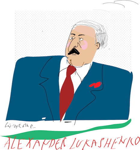 Cartoon: Alexander Lukashenko (medium) by gungor tagged belarusi,belarus