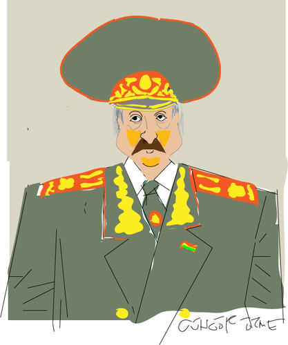 Cartoon: A.Lukashenko (medium) by gungor tagged belarus