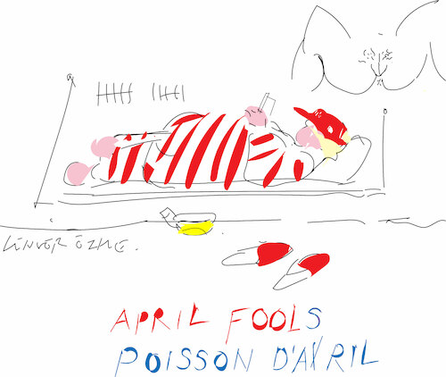 Cartoon: April fools (medium) by gungor tagged april,fools,day,2023,april,fools,day,2023