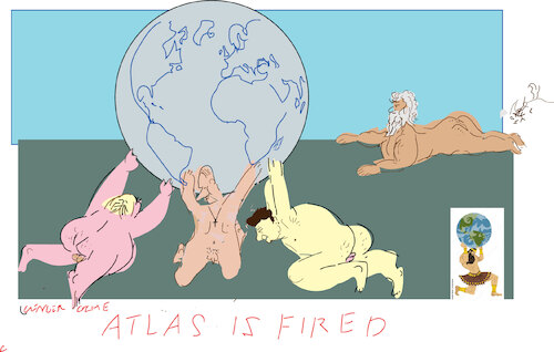 Atlas lost his job Atlas lost his job