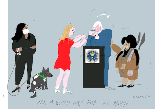 Cartoon: Bad day for Biden (medium) by gungor tagged joe,biden,joe,biden