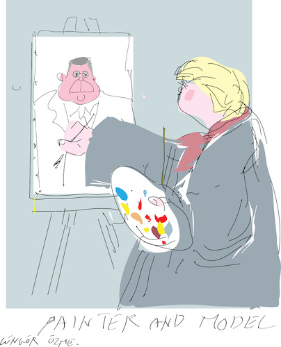 Cartoon: Barr and Trump (medium) by gungor tagged usa,usa