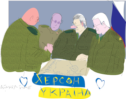 Cartoon: Big humiliating for fat guys (medium) by gungor tagged russian,top,generals,russian,top,generals