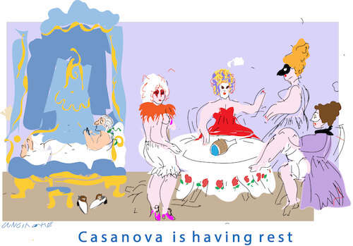 Casanova is resting Casanova is resting