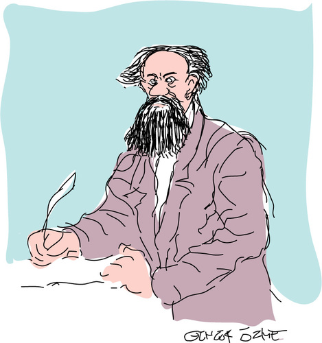 Cartoon: Charles Dickens (medium) by gungor tagged literature