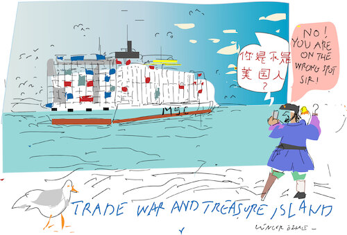 China freight ship