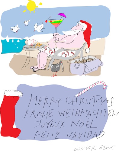 Cartoon: Christmas 2018 (medium) by gungor tagged merry,christmas,merry