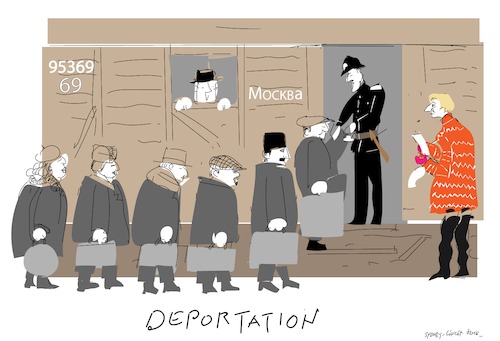 Cartoon: Deportation (medium) by gungor tagged uk