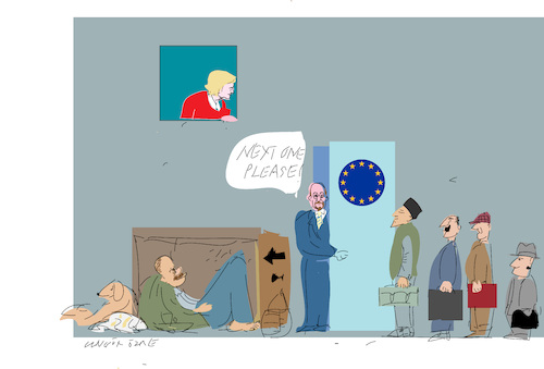 Cartoon: EU versus Erdogan (medium) by gungor tagged turkey,and,eu,turkey,and,eu