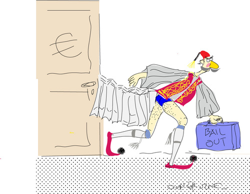 Cartoon: Excess Strategy (medium) by gungor tagged europe