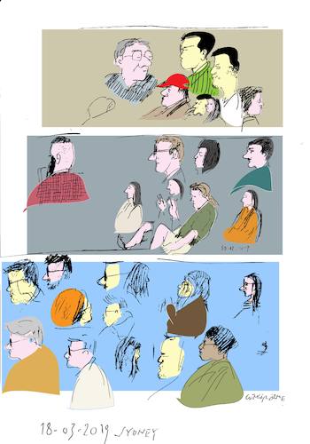 Cartoon: Faces 5 (medium) by gungor tagged australia,australia