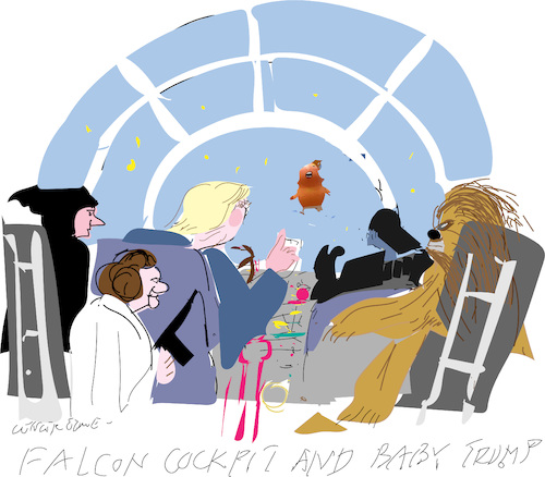 Cartoon: Falcon Cockpit (medium) by gungor tagged movie,movie