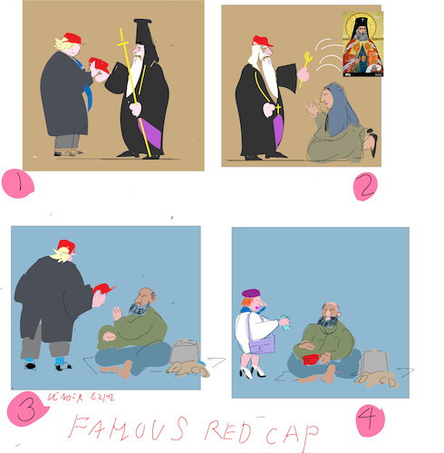 Famous red cap Famous red cap