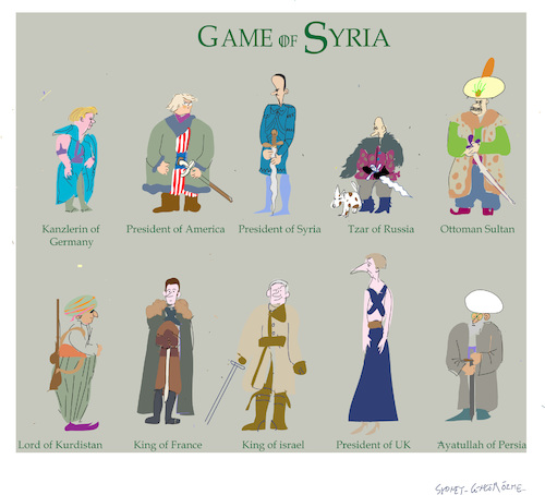 Cartoon: Game of Syria (medium) by gungor tagged syria