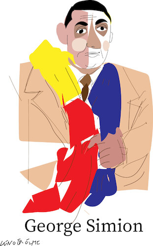 Cartoon: George Simion (medium) by gungor tagged george,simion,in,romania,george,simion,in,romania