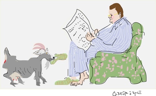 Cartoon: Goat of Mr.V.Yanukovych (medium) by gungor tagged ukrania