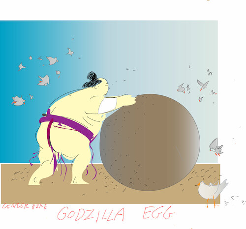 Godzilla egg Godzilla egg