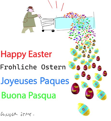Cartoon: Happy Easter 2024 (medium) by gungor tagged easter,time,2024,easter,time,2024