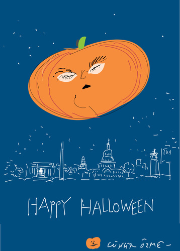 Cartoon: Happy Halloween (medium) by gungor tagged usa