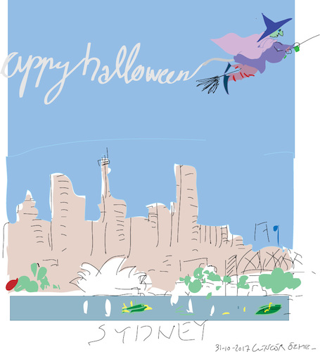 Cartoon: Happy Halloween (medium) by gungor tagged ausralia