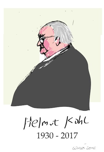 Cartoon: Helmut Kohl (medium) by gungor tagged germany