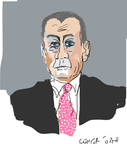 Cartoon: John Boehner (medium) by gungor tagged usa