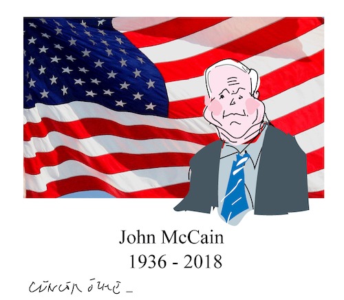 Cartoon: John McCain (medium) by gungor tagged usa