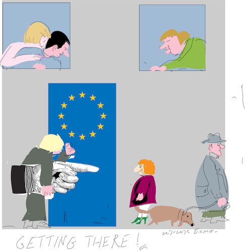 Cartoon: Johnson s Brexit (medium) by gungor tagged uk,uk