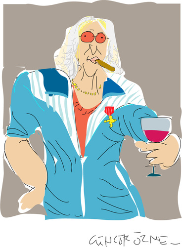 Cartoon: J.Savile (medium) by gungor tagged britain