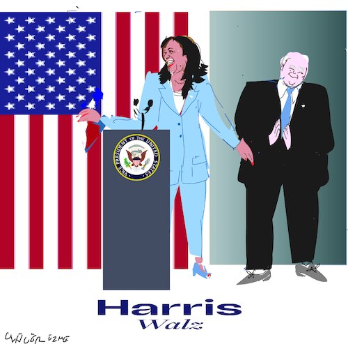 Kamala Harris and Tim Walz Kamala Harris and Tim Walz