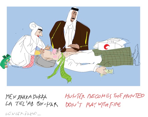Cartoon: Men Dakka Dukka (medium) by gungor tagged turkey,turkey,türkei,politische,probleme,pastor,bromson,ssheh,temim,binhamde,als,sani,erdogan,ottoman,slap,sultan,ankara