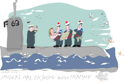 Mermaid and Sailors Mermaid and Sailors