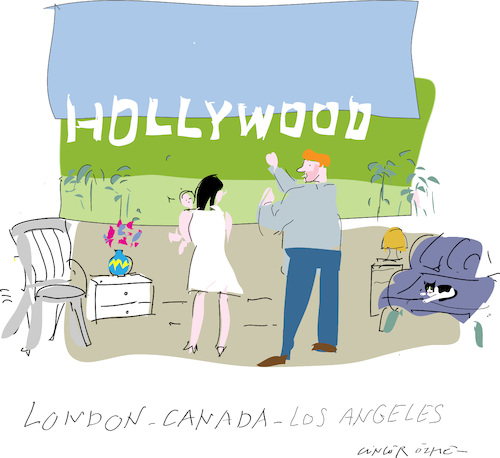 Cartoon: Moving to LA (medium) by gungor tagged royals,royals