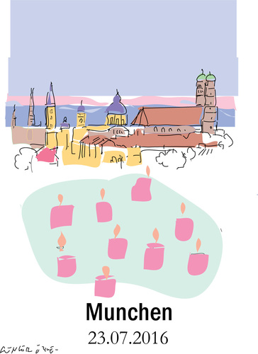 Cartoon: Munchen (medium) by gungor tagged germany